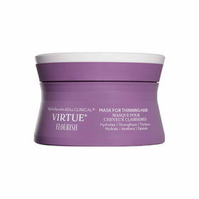 VIRTUE front packaging of Flourish Mask showing brand and size benefits