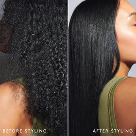 VIRTUE label close-up highlighting color-safe and silicone-free benefits