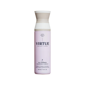 VIRTUE front bottle view showing packaging and volumizing benefit
