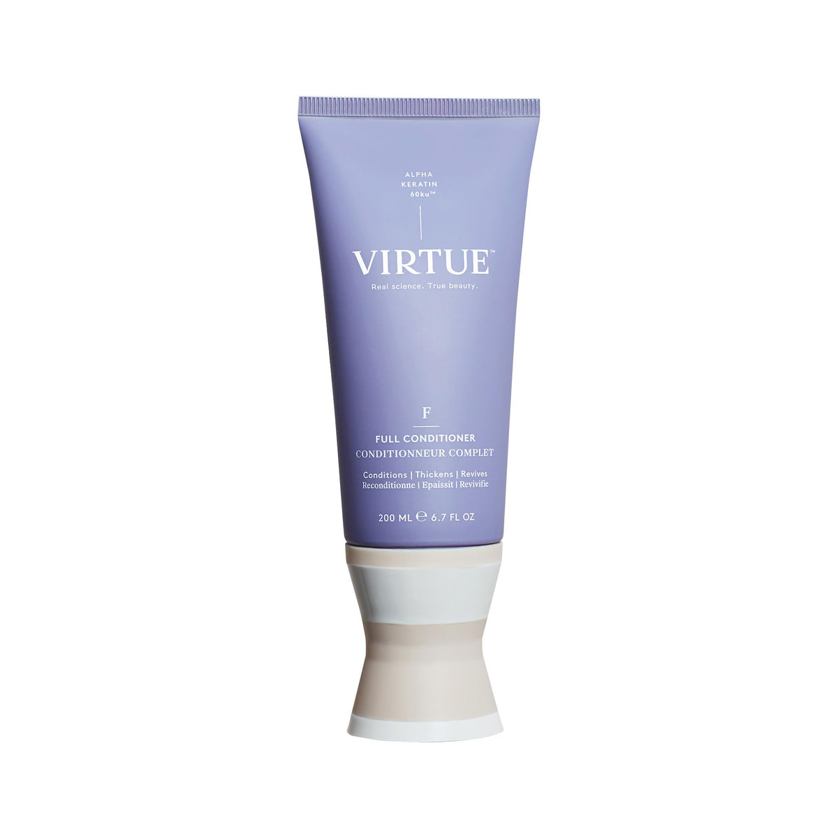 VIRTUE bottle front packaging showing product and branding, promotes lift
