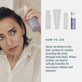 VIRTUE before and after hair lift demonstrating fuller, voluminous results