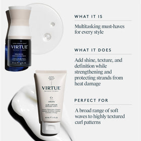 VIRTUE Healing Hair Oil close-up bottle highlighting repair benefits
