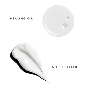 VIRTUE products next to hand to show 1.7 fl oz scale and portability
