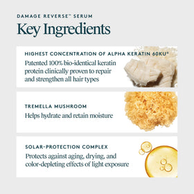VIRTUE cream-to-serum texture on palm highlighting lightweight absorption and glide