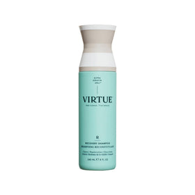 VIRTUE bottle front view showing label and premium finish for clear product identification and trust