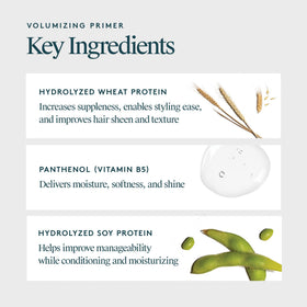 VIRTUE applying primer at roots during styling for instant lift