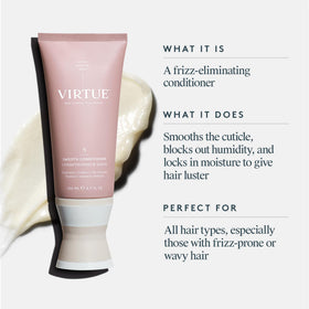 Virtue pump dispensing conditioner texture for easy application
