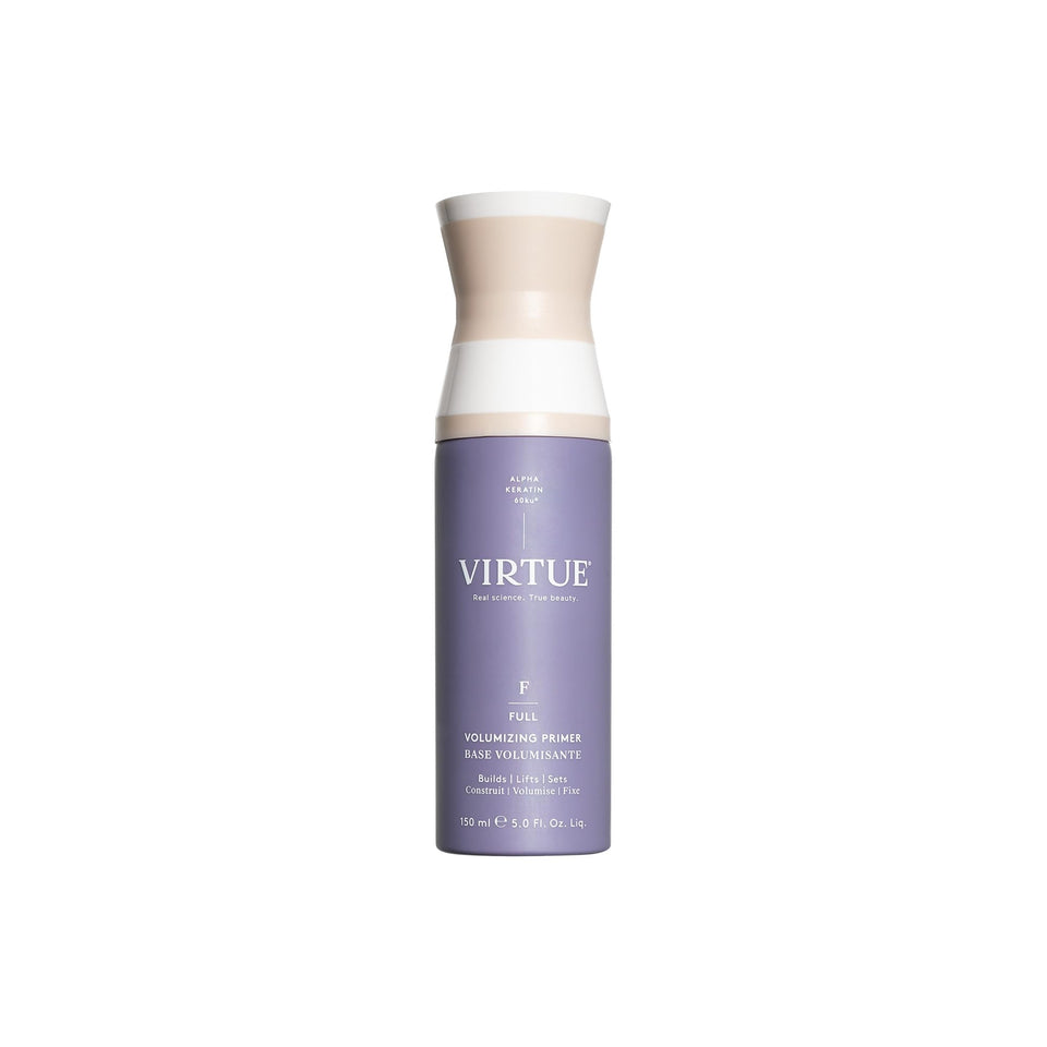 VIRTUE front packaging showing bottle and logo, highlights lightweight benefit
