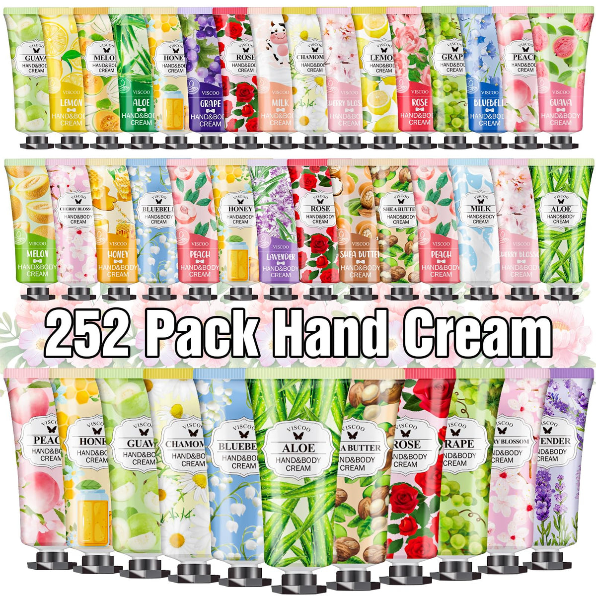 VISCOO front packaging of 252-pack showing variety and bulk convenience