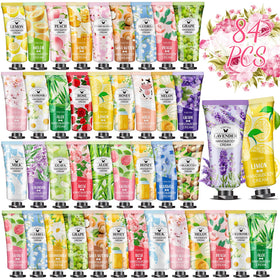 VISCOO front packaging showing 84 mini hand cream tubes and variety