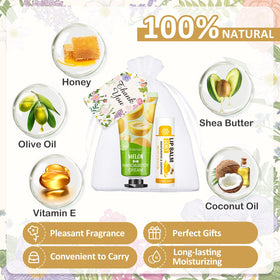 VISCOO lip balm open showing smooth application and moisturizing benefit
