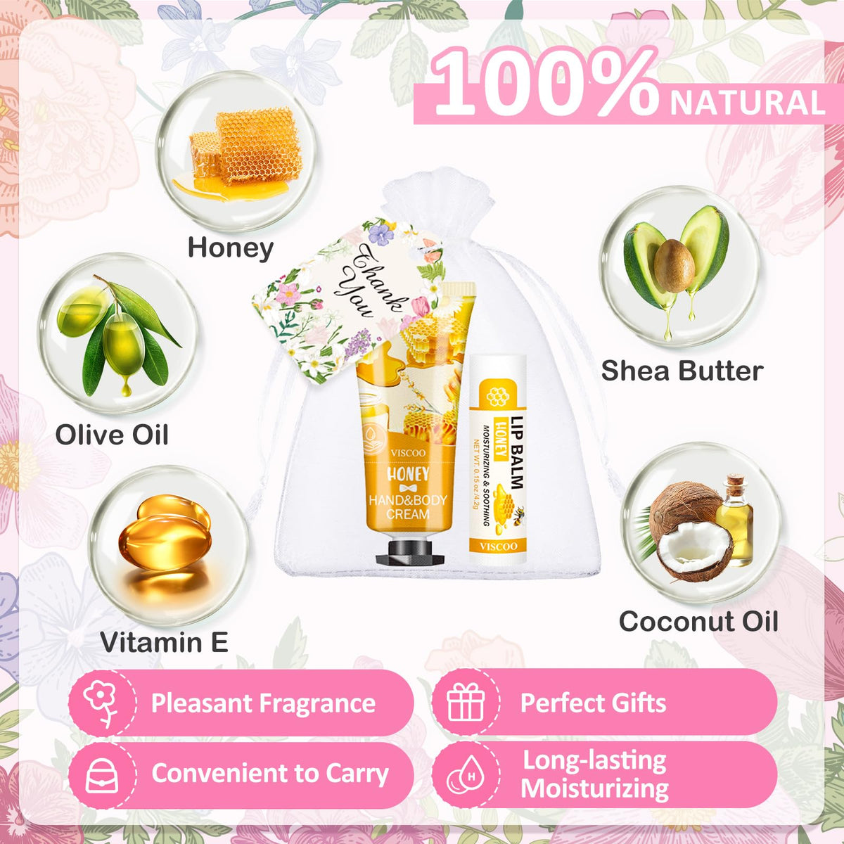 VISCOO lip balm twist-up detail showing easy, mess-free application