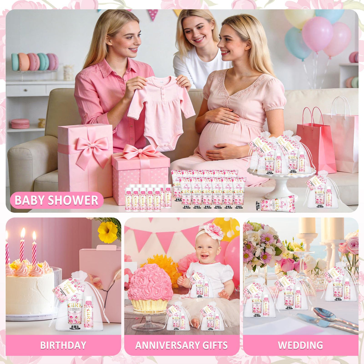 VISCOO party table lifestyle scene with favors enhancing event décor benefit