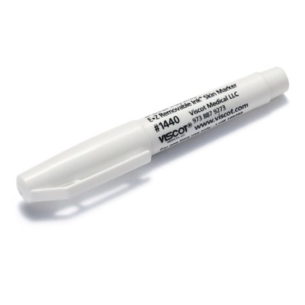 Viscot front packaging showing 30-count white mini skin markers for clear pre-procedure marking