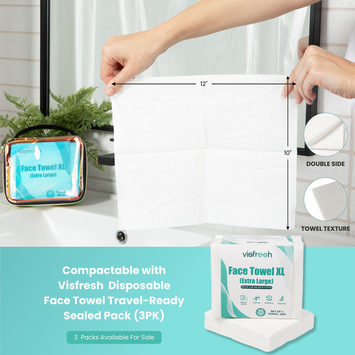 Visfresh clear PVC zipper detail highlighting waterproof protection and durability