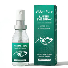 Vision Pure front bottle view showing compact travel packaging and convenience