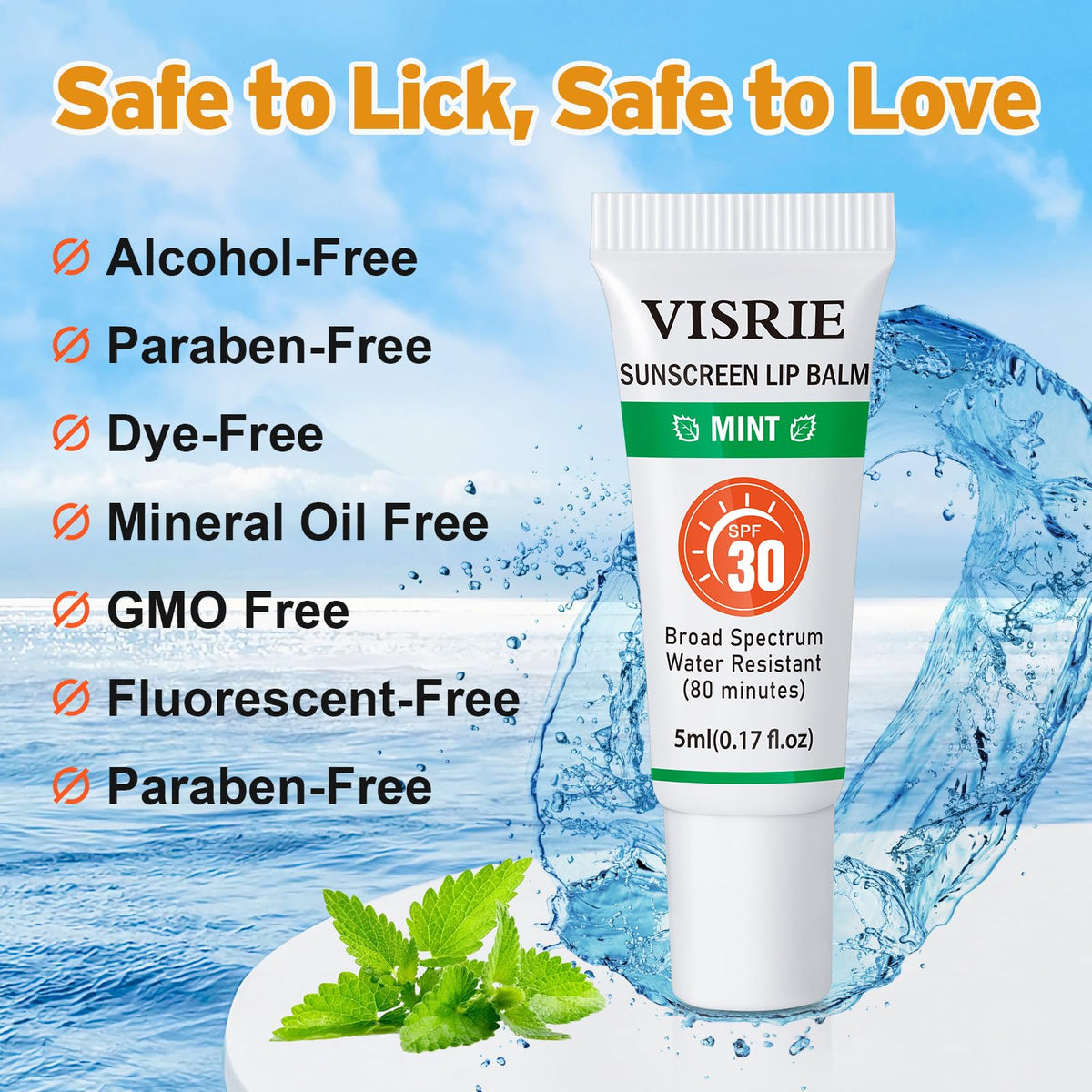 VISRIE flavor array highlighting six flavors for variety and choice
