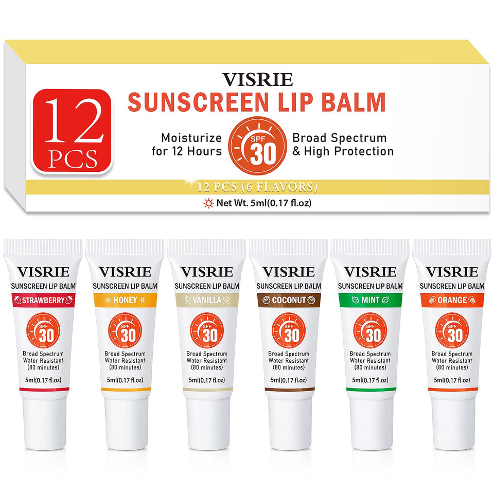 VISRIE front packaging showing 12-pack and travel convenience
