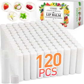 VISRIE front packaging showing 120 unlabeled tubes and flavor tabs for easy sorting and branding
