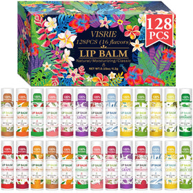 VISRIE front packaging showing 128-count assortment and branding benefit convenience