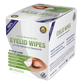 Visual Advantage wipe next to fingers for scale and practical size