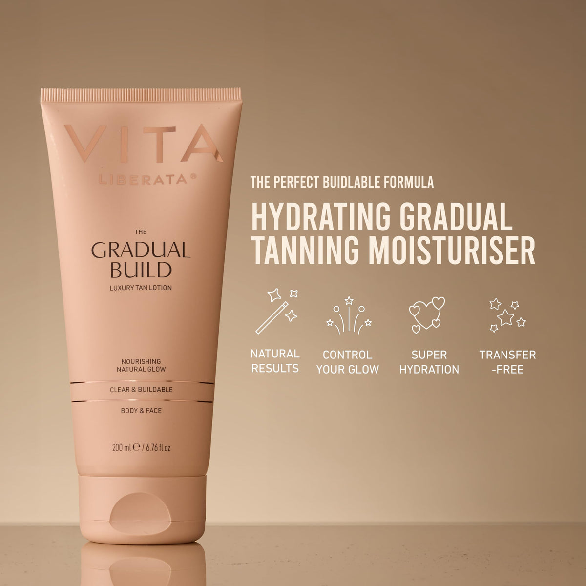 VITA LIBERATA mitt application demonstrating even coverage and minimal streaks