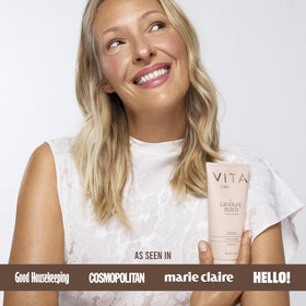VITA LIBERATA bathroom shelf lifestyle scene suggesting everyday use