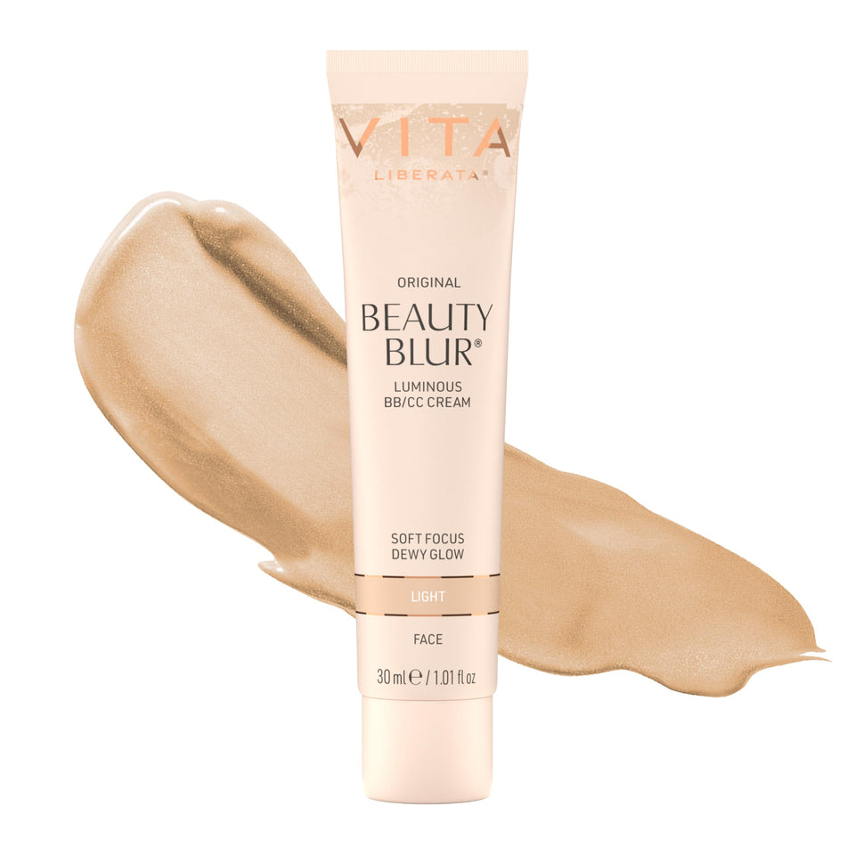 VITA LIBERATA front packaging showing product and benefit of a radiant finish