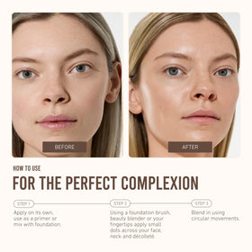 VITA LIBERATA blended on neck and décolleté for even, natural-looking match