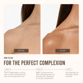VITA LIBERATA décolleté and hands detail illustrating polished finish