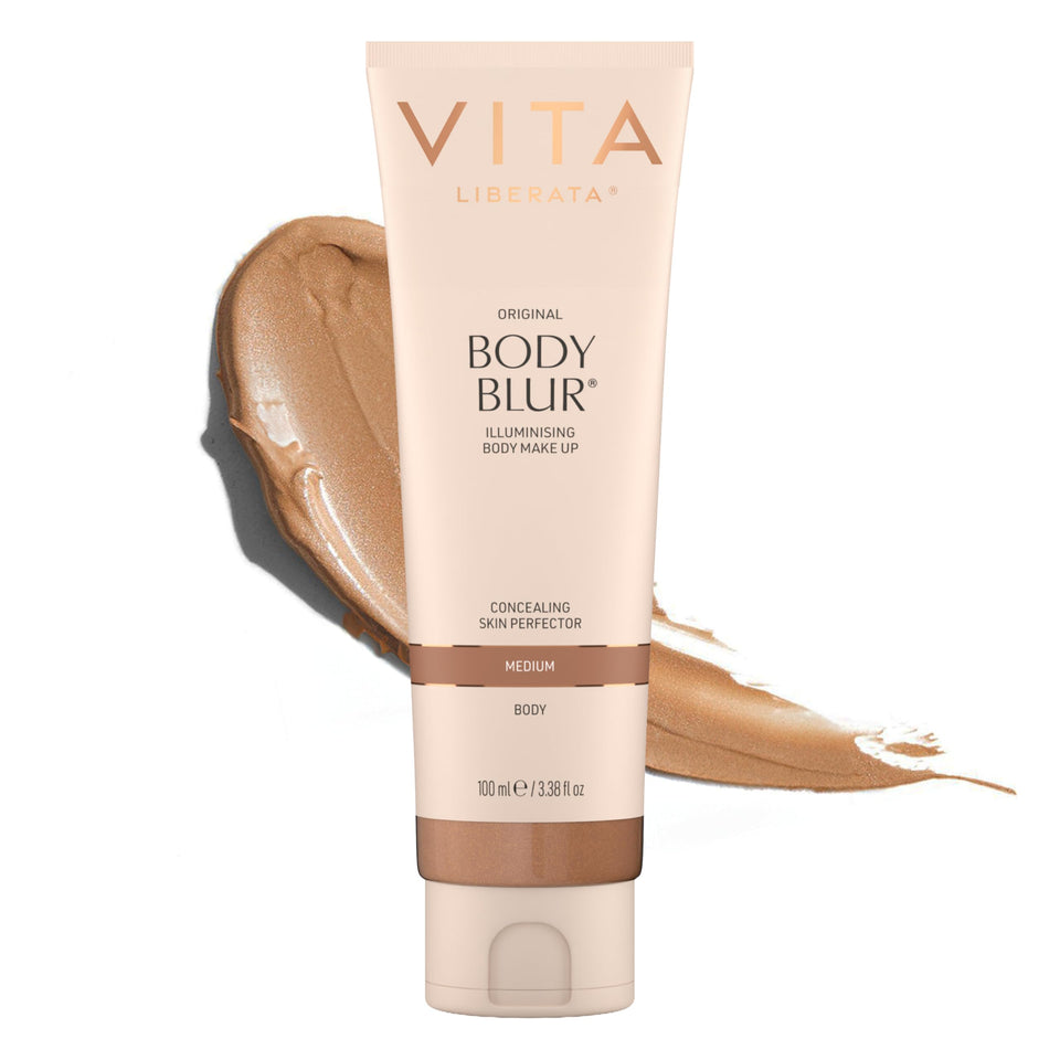 VITA LIBERATA front packaging showing compact bronzing product and instant glow