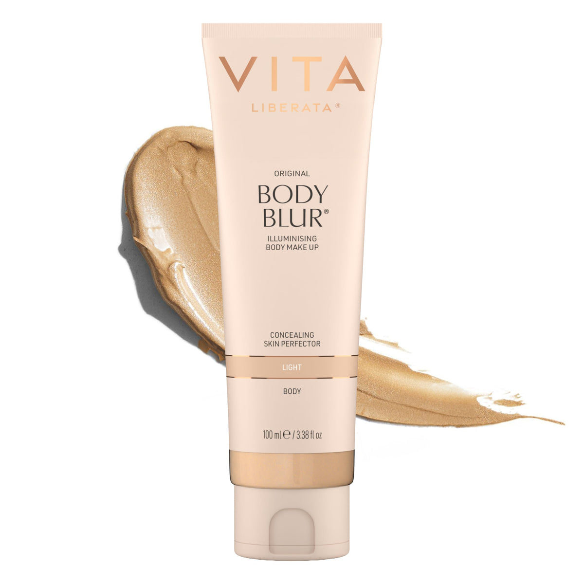 Vita Liberata front packaging showing product and shade for quick identification and benefit