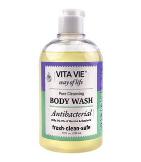 VITA VIE front packaging showing lemon scent and clean formula benefits