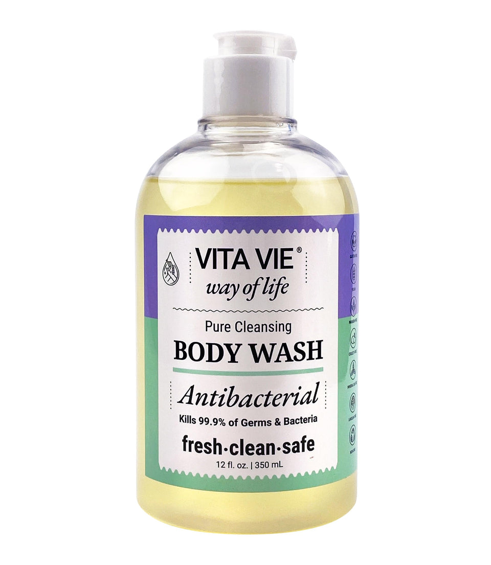 VITA VIE front packaging showing lemon scent and clean formula benefits