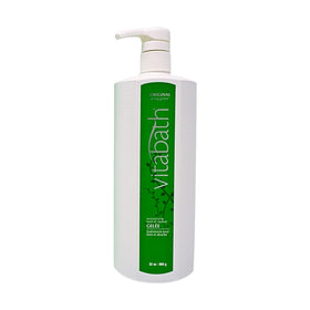 Vitabath label close-up highlighting ingredients and transparency benefit