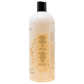 Vitabath bottle staged with spa towels and candles for calming home spa benefit