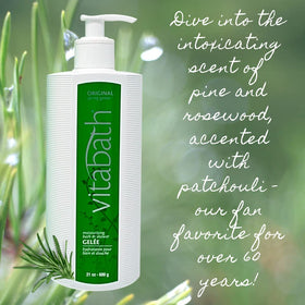 Vitabath in shower setting showing invigorating daily use benefit