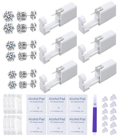 VitaCool front packaging showing full at-home piercing kit benefits of convenience