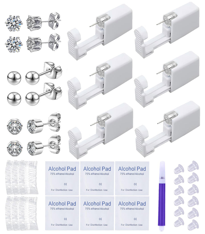 VitaCool front packaging showing kit contents for quick at-home piercing