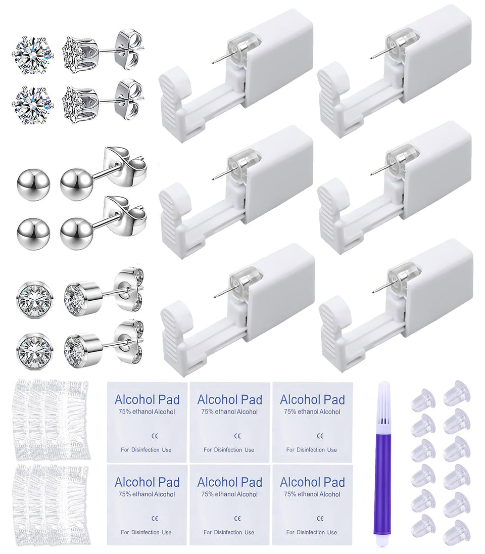 VitaCool front packaging showing kit contents for quick at-home piercing