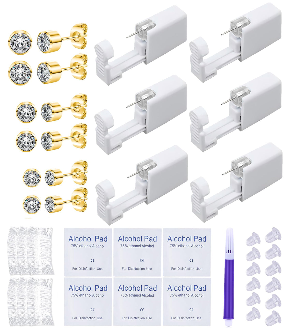 VitaCool front packaging showing full kit contents for convenient home piercing