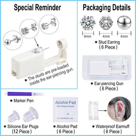 VitaCool disposable piercing gun close-up for precise, controlled placement
