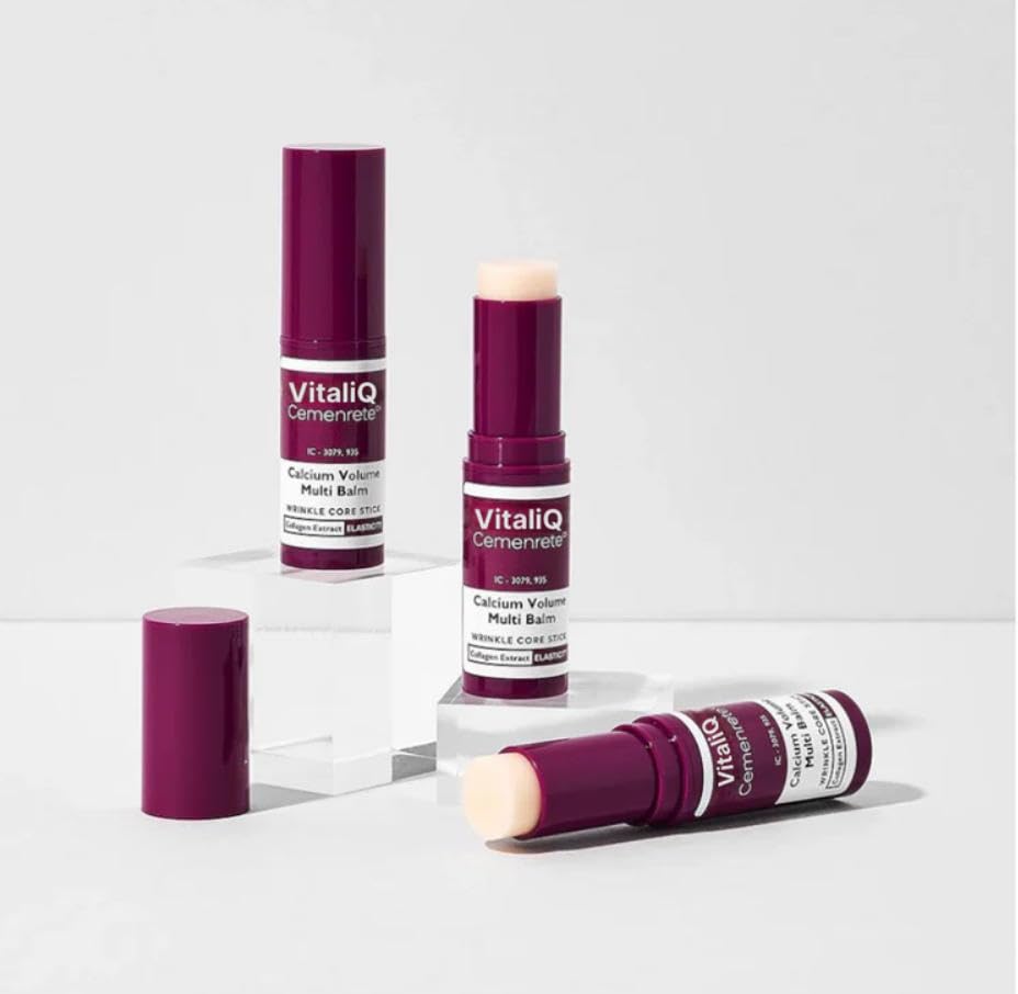 VitailQ balm open showing smooth solid texture that glides and hydrates