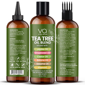 VITAL AFFAIR angled bottle close-up highlighting ingredient list benefit