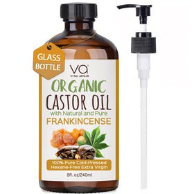 VITAL AFFAIR front glass bottle showing pure natural blend benefits