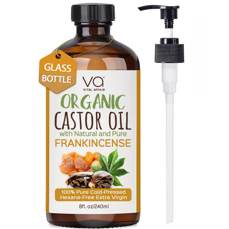 VITAL AFFAIR front glass bottle showing pure natural blend benefits