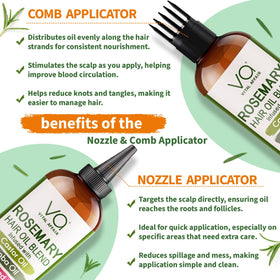 Vital Affair smoothed hair ends demonstrating reduced frizz and added shine