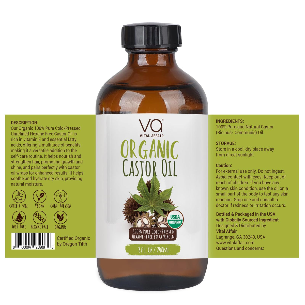 VITAL AFFAIR applied to hair roots demonstrating scalp conditioning benefits