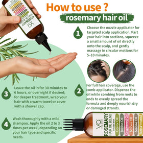 Vital Affair scalp massage demonstration improving absorption and promoting healthier scalp
