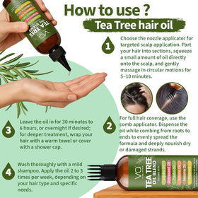 VITAL AFFAIR scalp application demonstrating soothing massage benefit